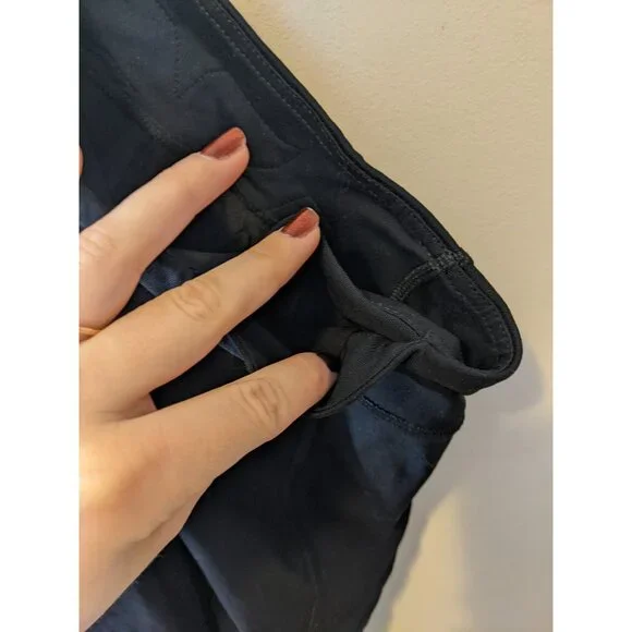 Titika Active Couture Bike Shorts High Rise Black Embroidered Yoga Sz 2 - Picture 5 of 7